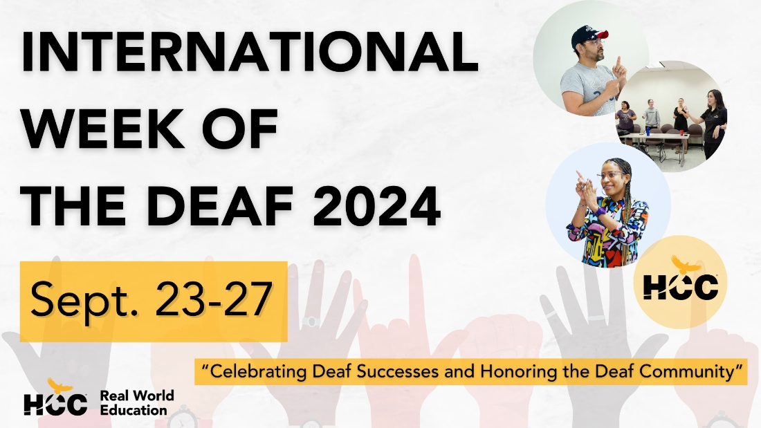 International Week of the Deaf 2024 - Sept. 23-27 