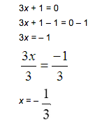 solve x 3