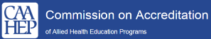 The Commission on Accreditation of Allied Health Education Programs (CAAHEP) Logo