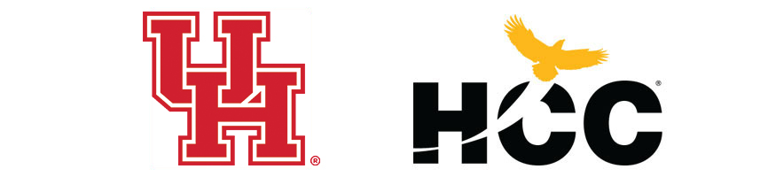 A lock up image of the UH and HCC logos